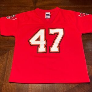 NFL Kids Red Jersey with Number 47 Tampa Bay.